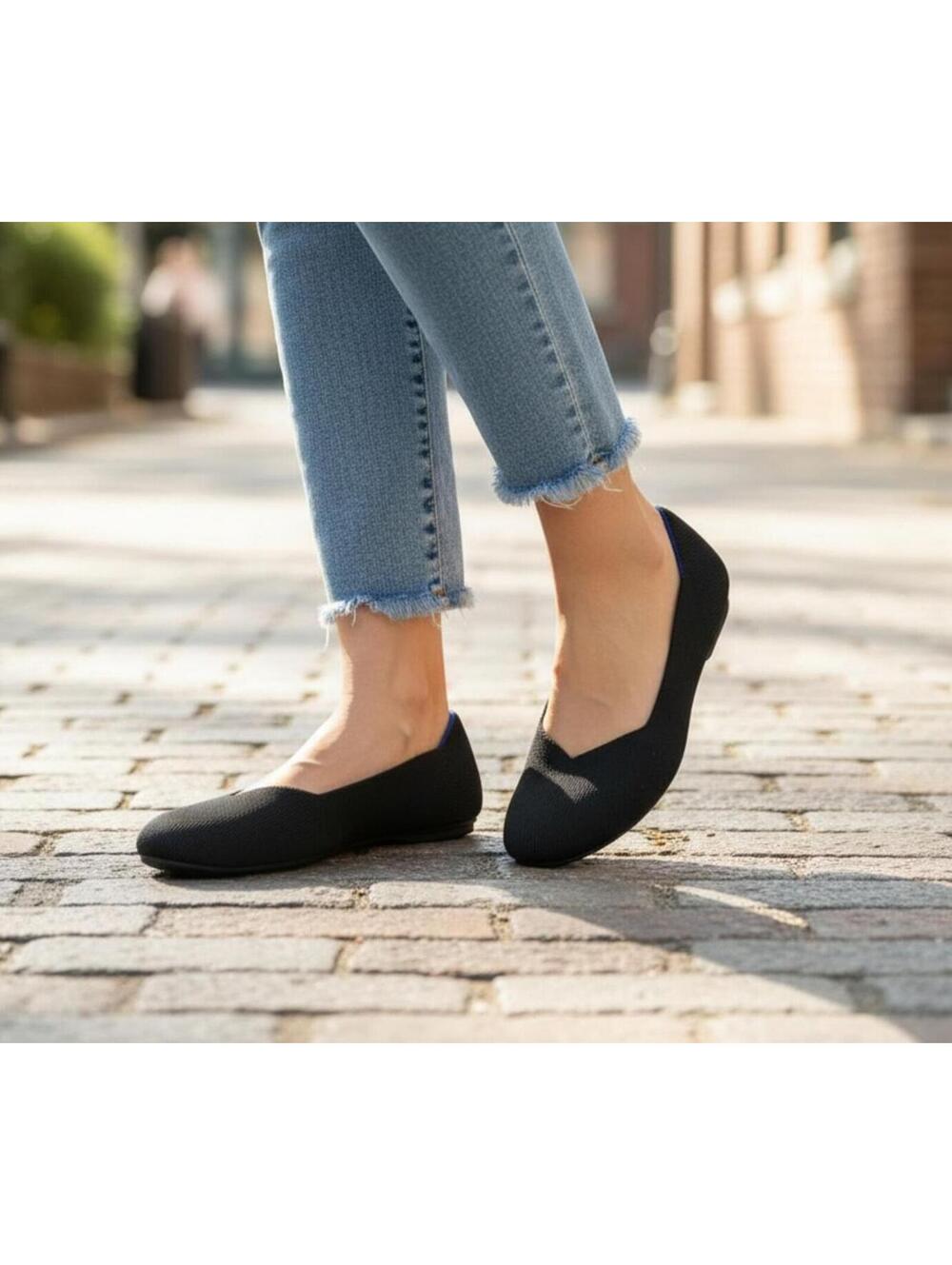 Brand New Rothy's Black Flats Women's Size 10